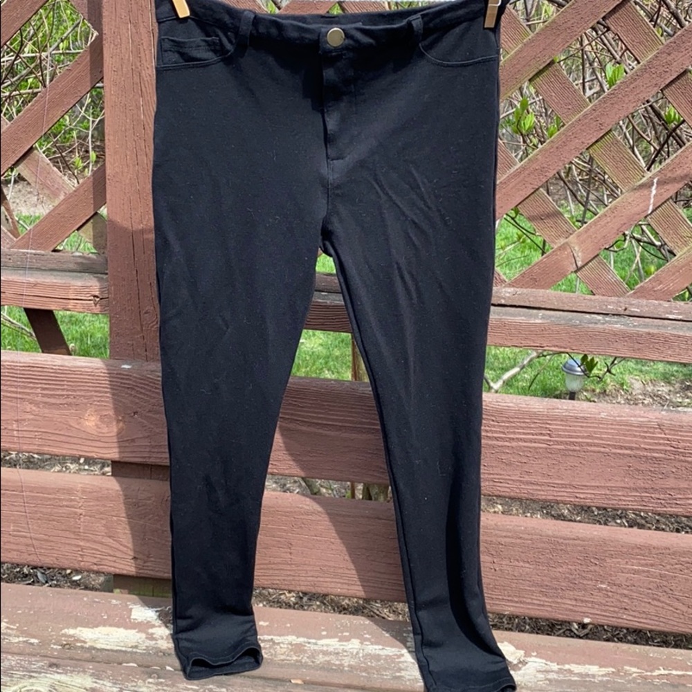 Girls Black Tucker + Tate Leggings/ Jeggings Sz 14